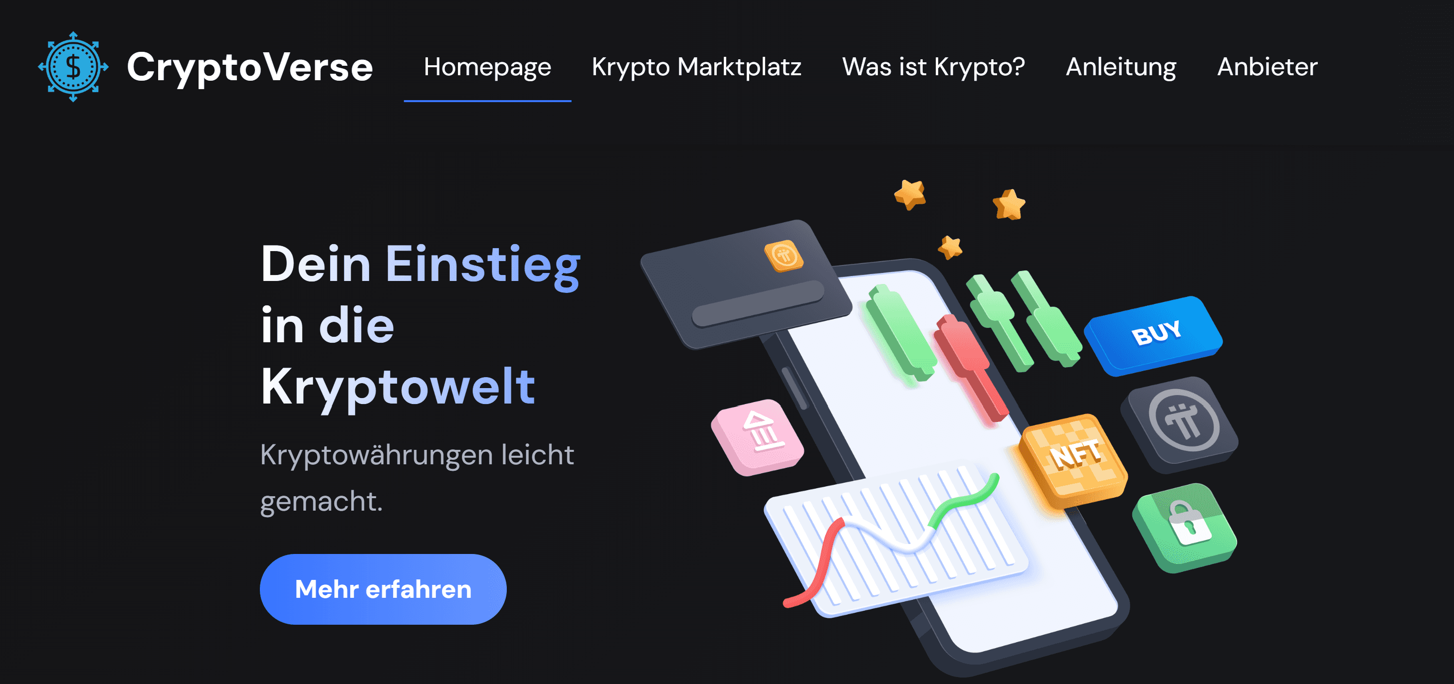 CryptoVerse Screenshot