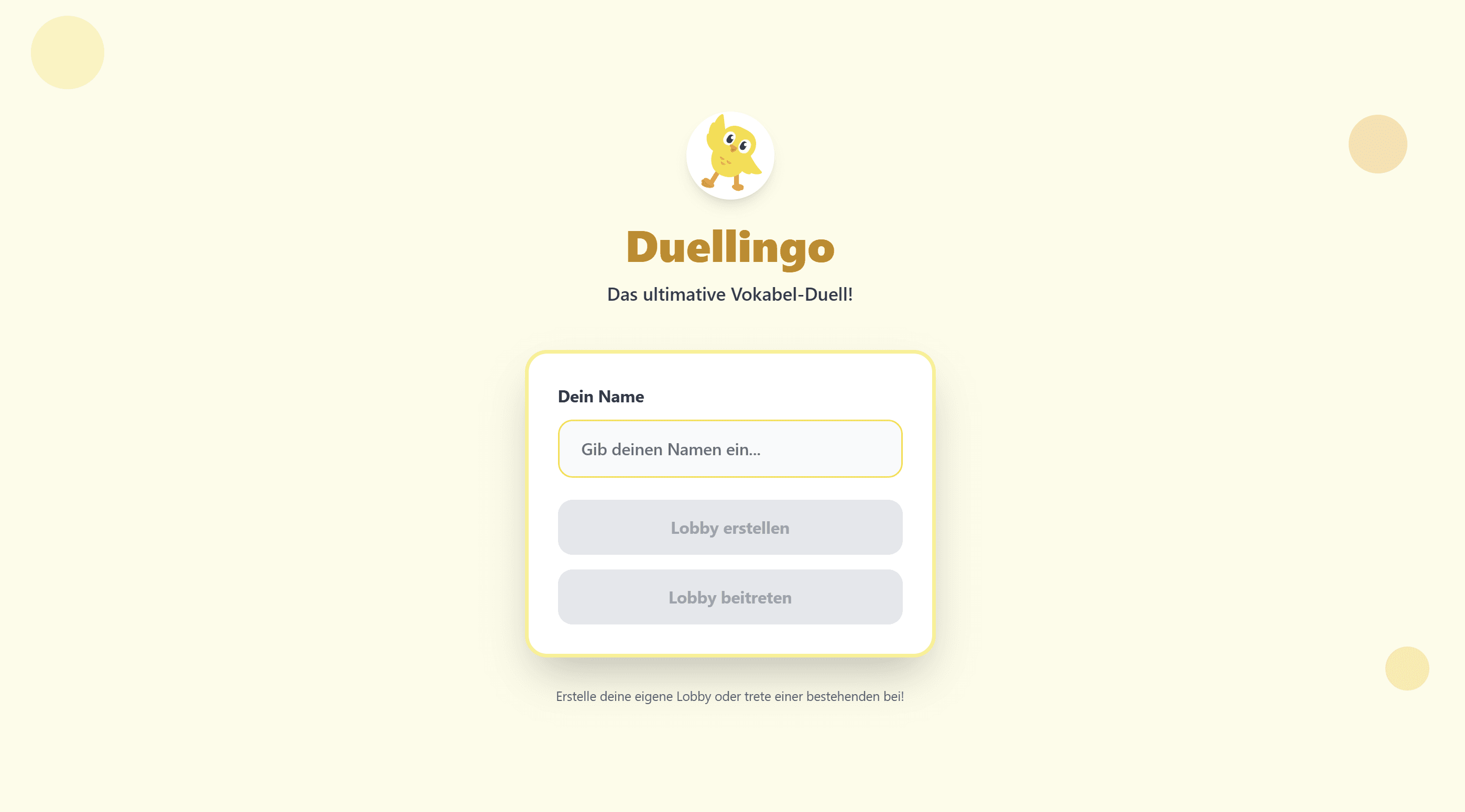 Duellingo Screenshot