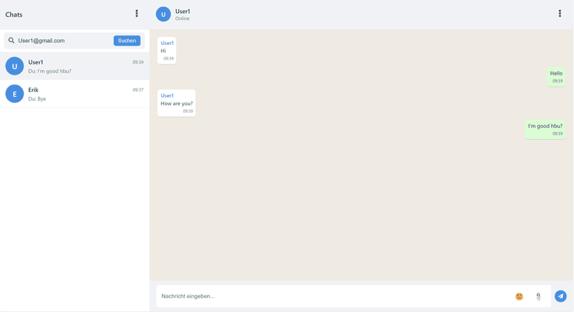 Real-time Chat App Screenshot
